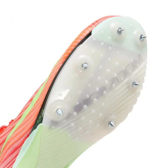 Nike Air Zoom Maxfly 2 Men’s Size 9.5 Bright Crimson Lime Blast FD8395-600 - Picture 9 of 11